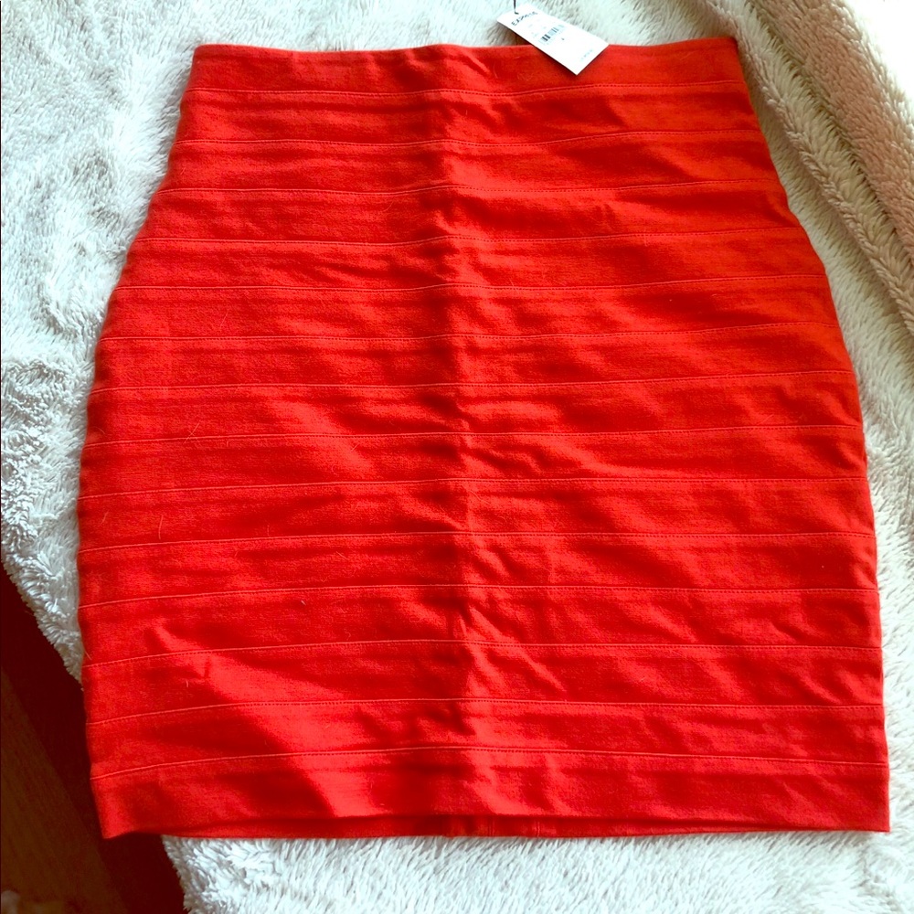 Orange skirt